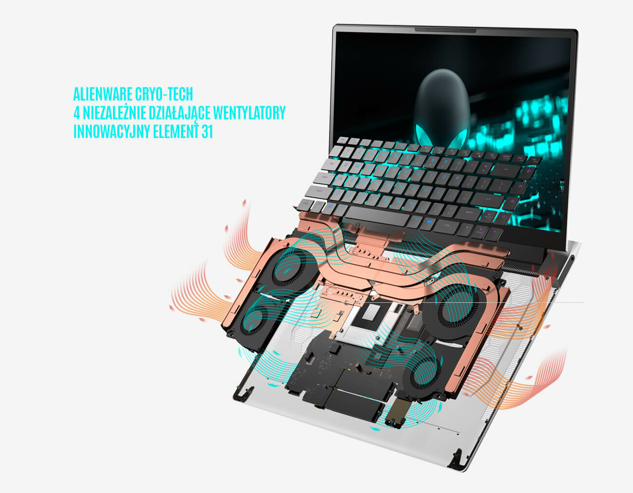 Laptop DELL Alienware x15 15R1 - Alienware Cryo-Tech