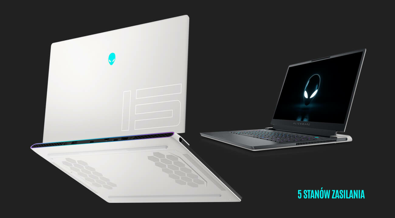 Laptop DELL Alienware x15 15R1 - System zasilania