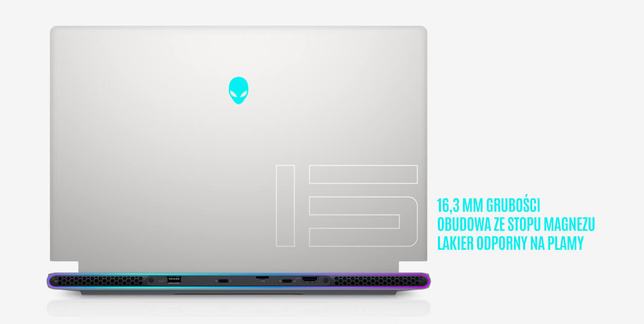 Laptop DELL Alienware x15 15R1 - High Endurance Clear Coat FHD 165 Hz QHD 240 Hz