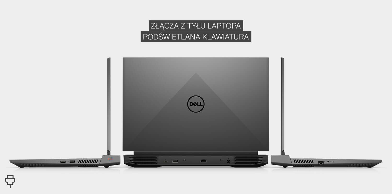 Laptop DELL G15 5511 - Podświetlana klawiatura
