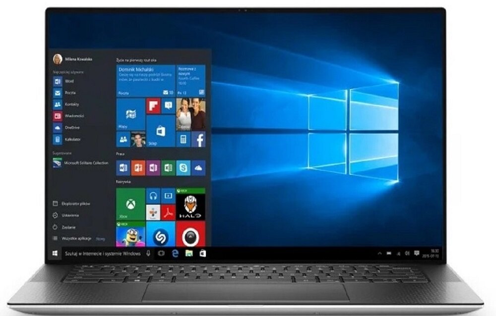 Laptop DELL XPS 15 9510 - gniazda zlacza   