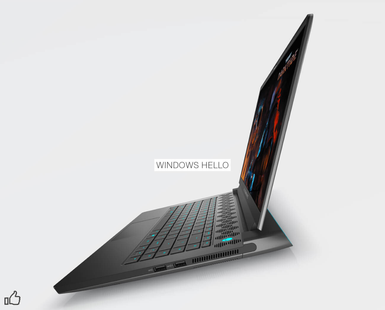 Laptop DELL Alienware M15 - WINDOWS HELLO  