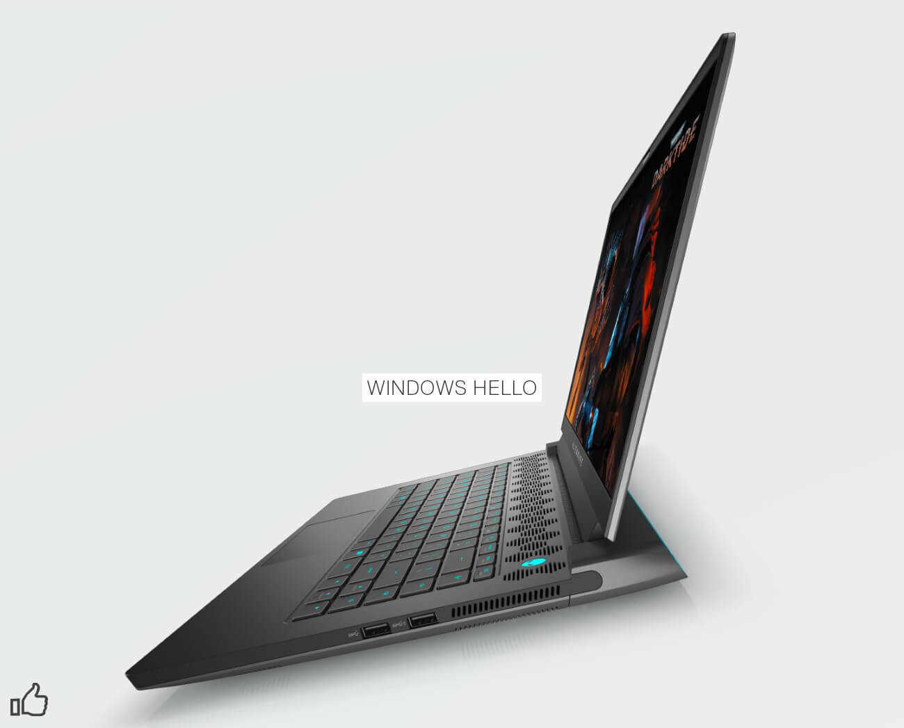 Laptop DELL Alienware M15 - WINDOWS HELLO  