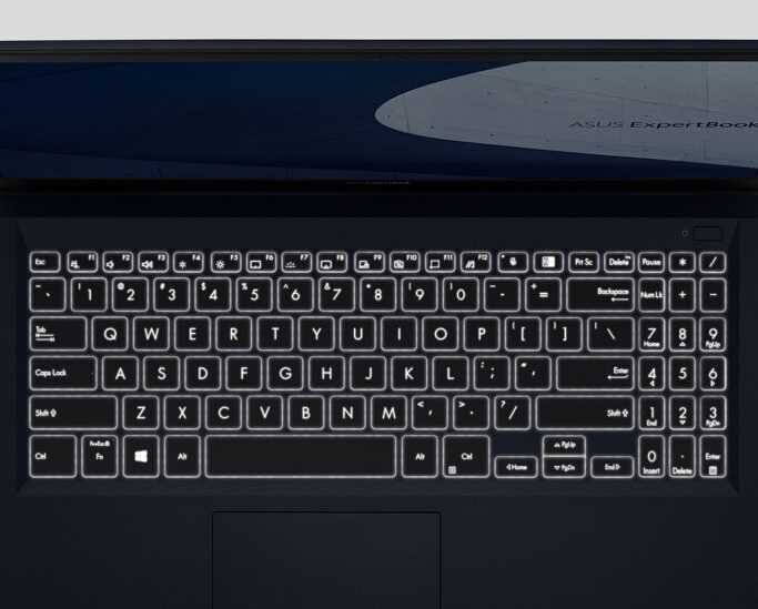 Laptop ASUS ExpertBook L1500CDA - Podświetlona klawiatura