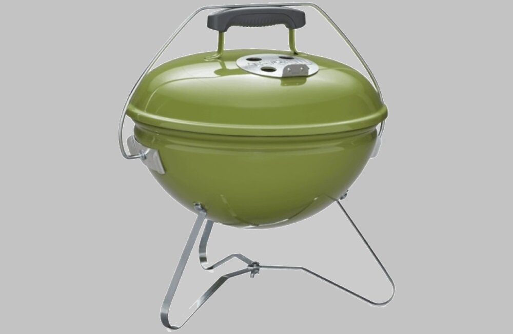 Grill weglowy WEBER Smokey Joe Premium 1127704 Stalowa konstrukcja trwaly odporny Stalowy chromowany ruszt 
