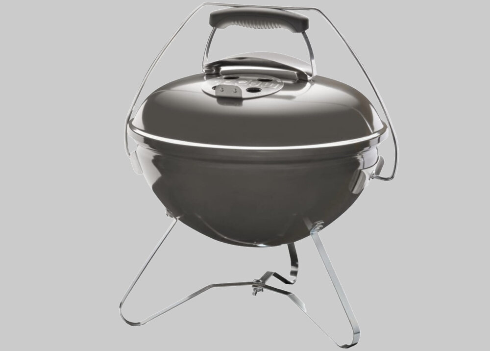 Grill weglowy WEBER Smokey Joe Premium 1126704 Stalowa konstrukcja trwaly odporny Stalowy chromowany ruszt