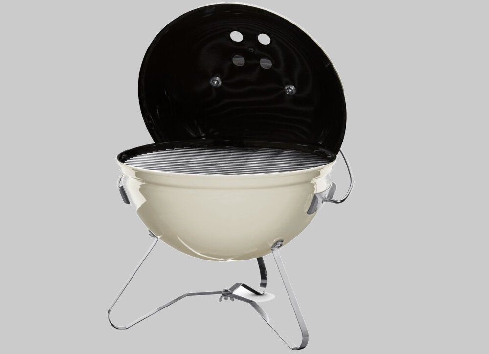 Grill weglowy WEBER Smokey Joe Premium 1125004 budowa konstrukcja blokada pokrywy Tuck-n-carry