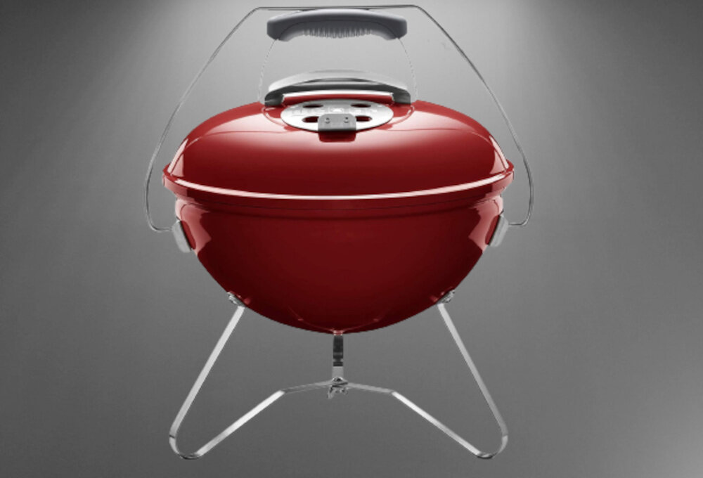 Grill weglowy WEBER Smokey Joe Premium 1123004 Stalowa konstrukcja trwaly odporny Stalowy chromowany ruszt