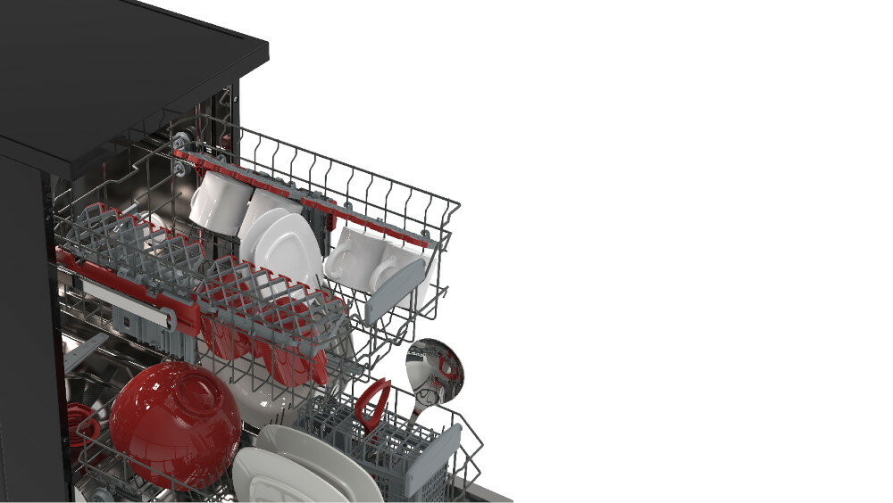 Zmywarka SHARP QW-HS24F47EB-EU dużo miejsca pojemność