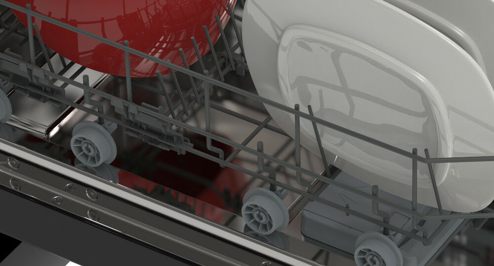 Zmywarka SHARP QW-HS24F47EB-EU wysuwany kosz kółka