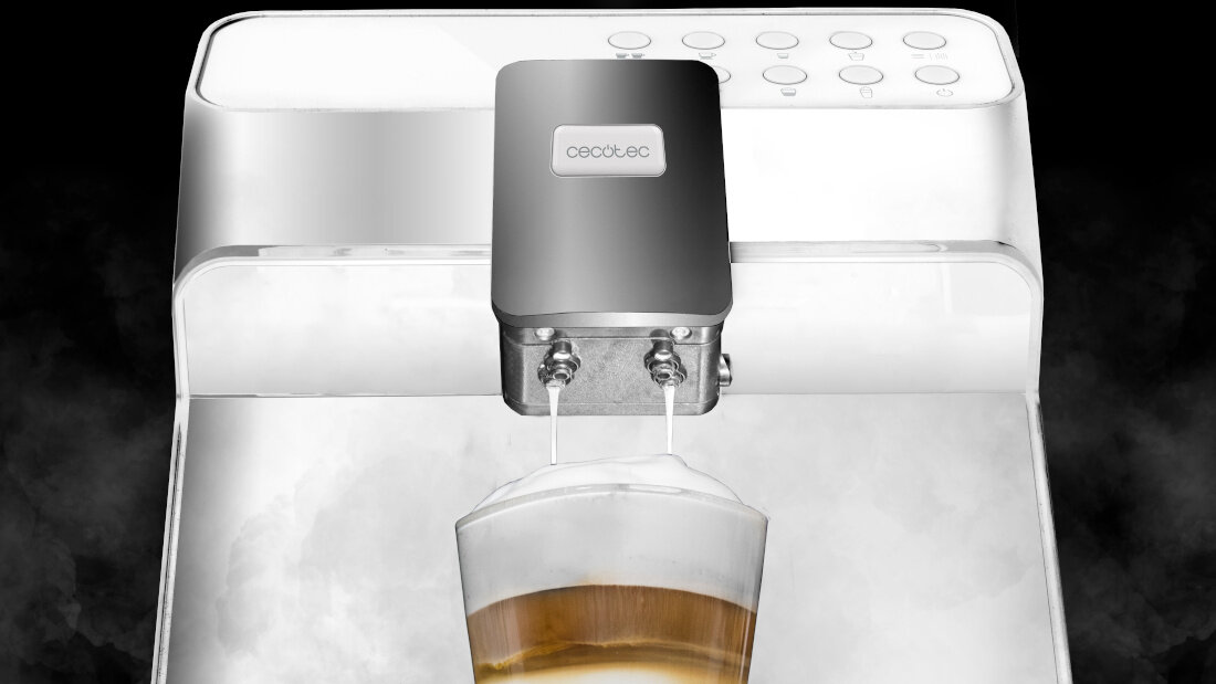 Ekspres CECOTEC Bianca Power Matic-Ccino 7000 kawy do wyboru mozliwosci