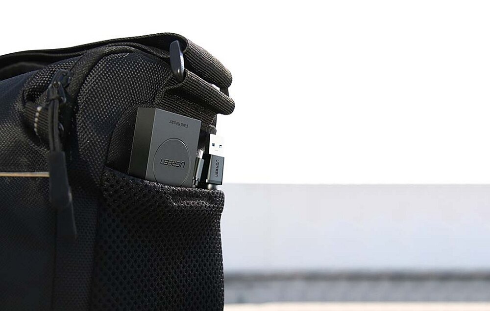 Czytnik kart SD-microSD UGREEN CR127 transfer komputer smartfon przesył szybkość zgodność karty