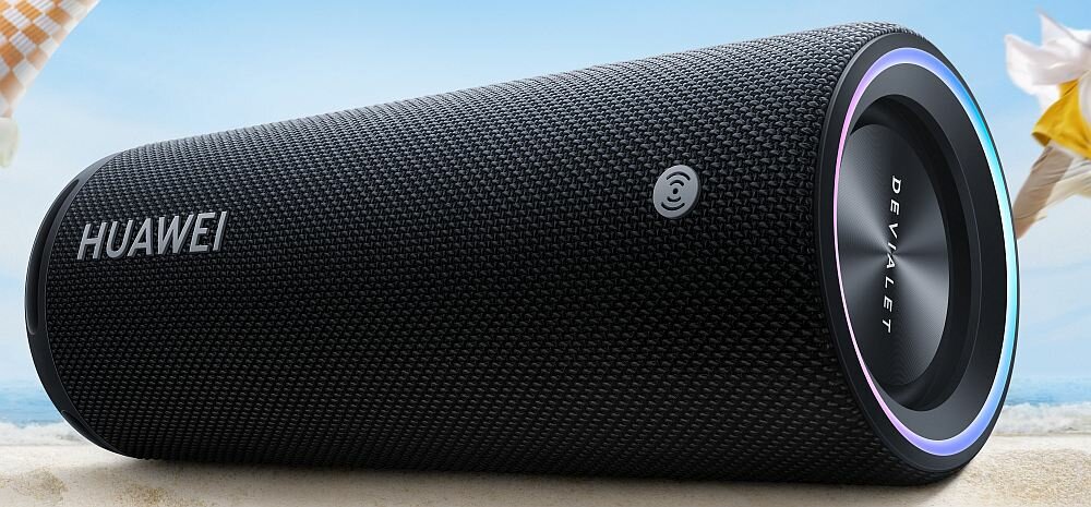 Głośnik mobilny HUAWEI Sound Joy muzyka łączność sterowanie parowanie dźwięk głośność waga opis cechy bateria ładowanie pojemność