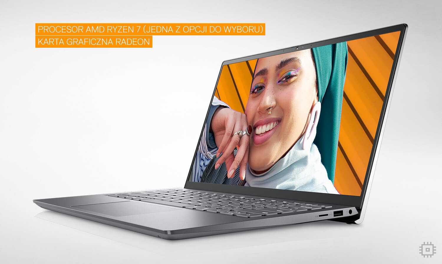 Laptop DELL Inspiron 14 5415 - KARTA GRAFICZNA RADEON PROCESOR AMD RYZEN 7    