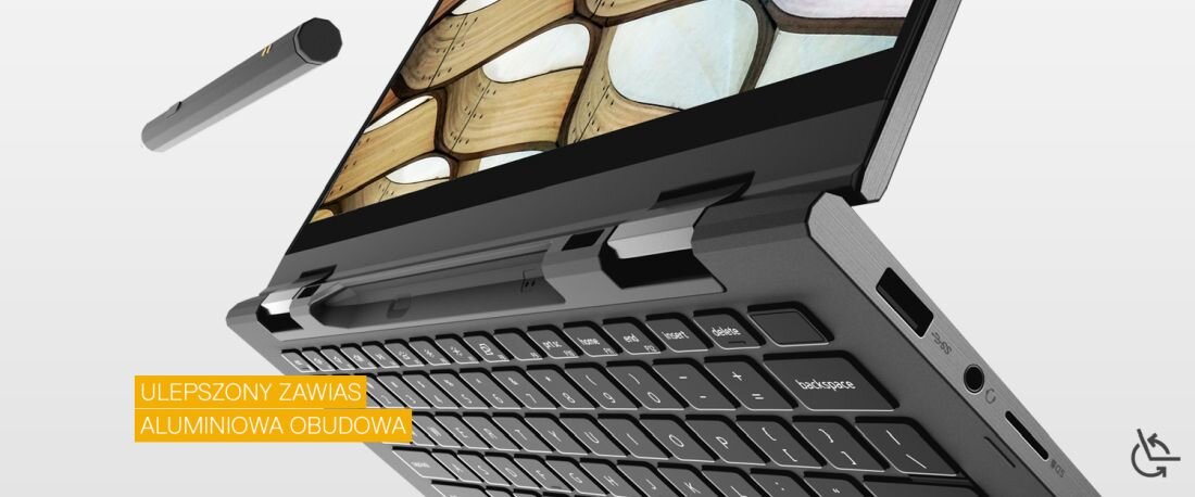 Laptop DELL Inspiron 14 7306 - solidna aluminiowa obudowa  