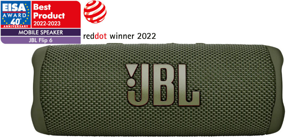 Głośnik mobilny JBL Flip 6 nagroda eisa