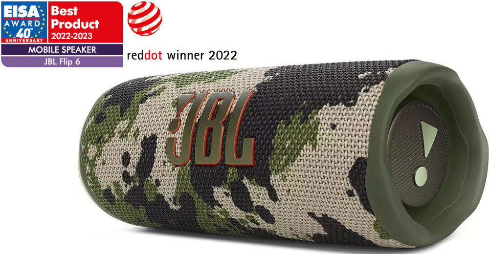 Głośnik mobilny JBL Flip 6 nagroda eisa