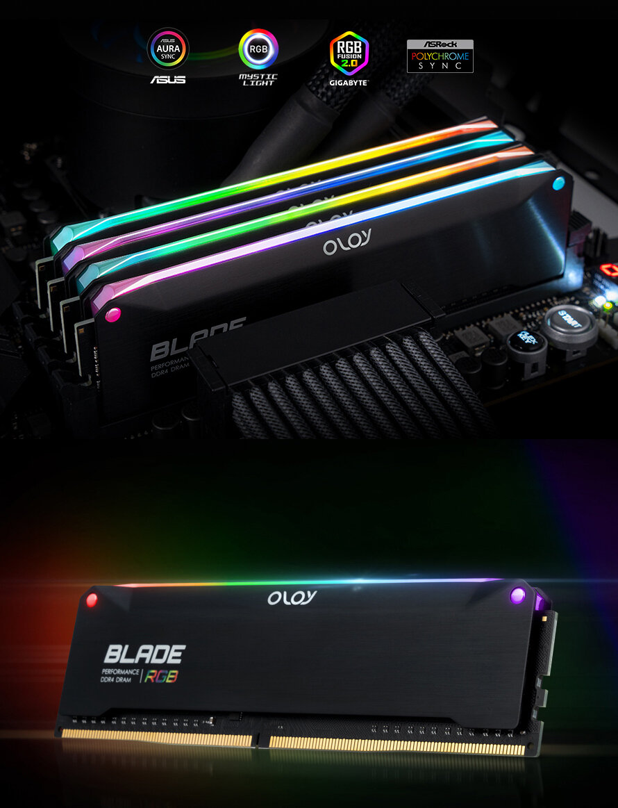 OLOY Blade Hairline 16GB 3600MHz Pamięć RAM niskie ceny i opinie w