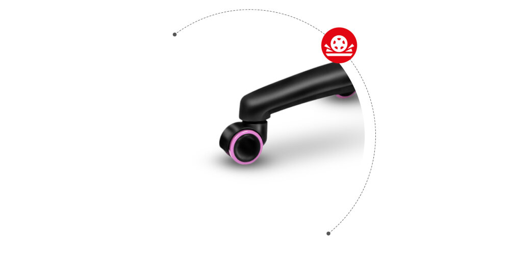 FOTEL HUZARO FORCE 4.2 kółka brak zarysowań