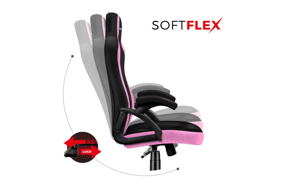 FOTEL HUZARO FORCE 4.2 bujanie się softlex mechanizm