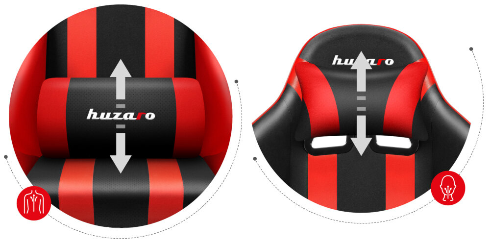 FOTEL HUZARO FORCE 4.5 poduszka lędźwiowa pod kark