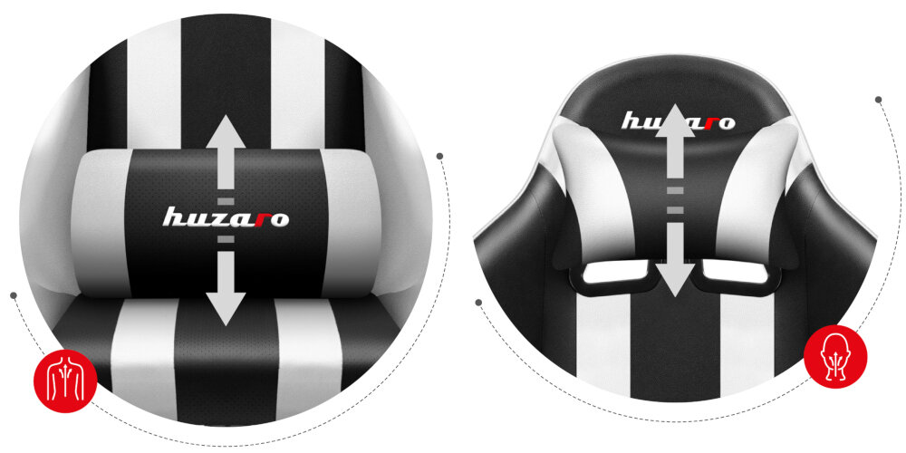 FOTEL HUZARO FORCE 4.5 poduszka lędźwiowa pod kark