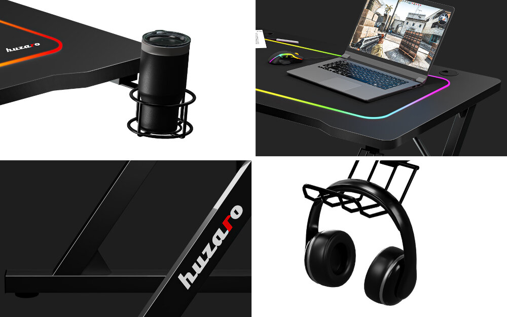 BIURKO HUZARO Hero 1.8 design laminat płyta MDF waga