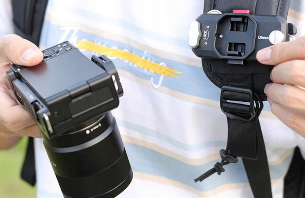 Uchwyt ULANZI Claw Clip 2684 przyklad uzycia