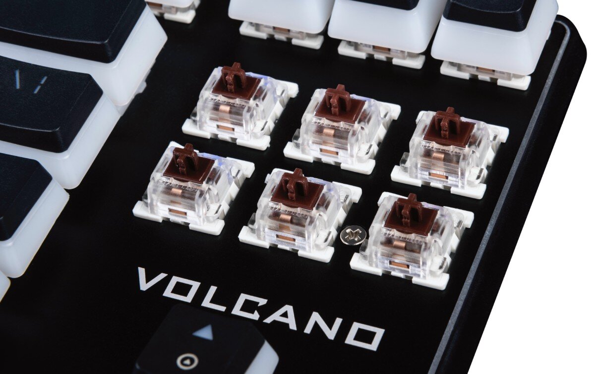 Klawiatura MODECOM Volcano Lanparty RGB przełączniki żywotność głośność