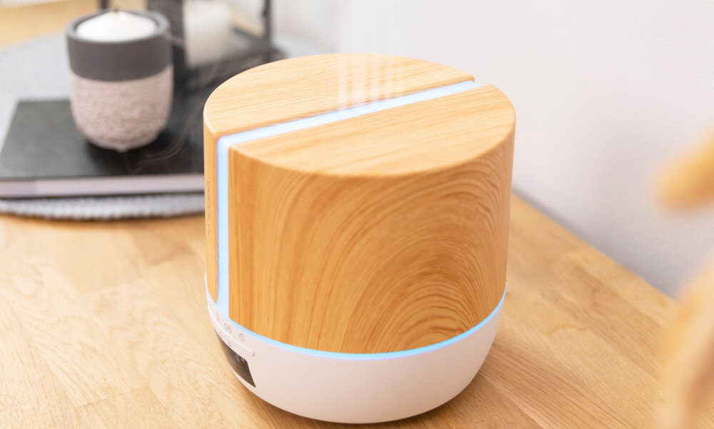 Aromatyzer CECOTEC PureAroma 550 Connected White Woody styl design wygoda