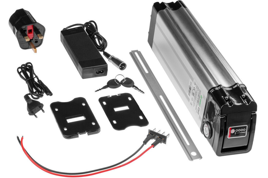 Bateria do roweru elektrycznego GREEN CELL EBIKE05STD 48V zawartosc opakowania