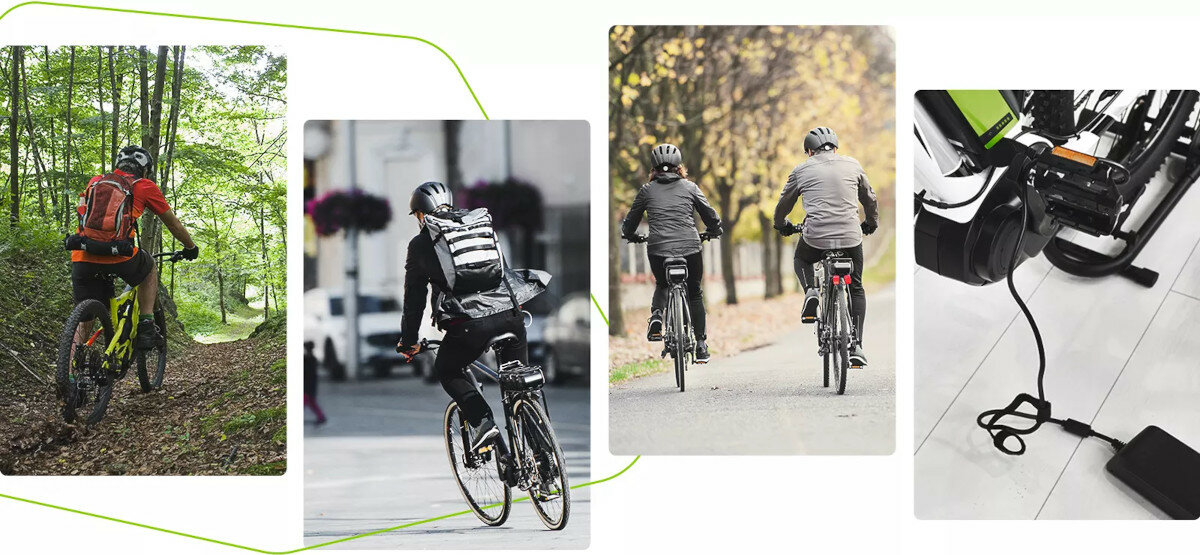 Bateria do roweru elektrycznego GREEN CELL EBIKE20STD 24V inteligentny system zarządzania