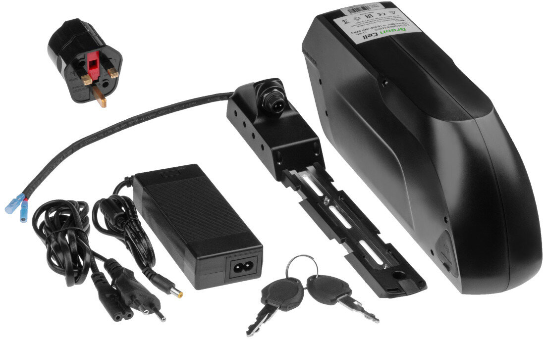 Bateria do roweru elektrycznego GREEN CELL EBIKE24STD 36 V zawartosc opakowania