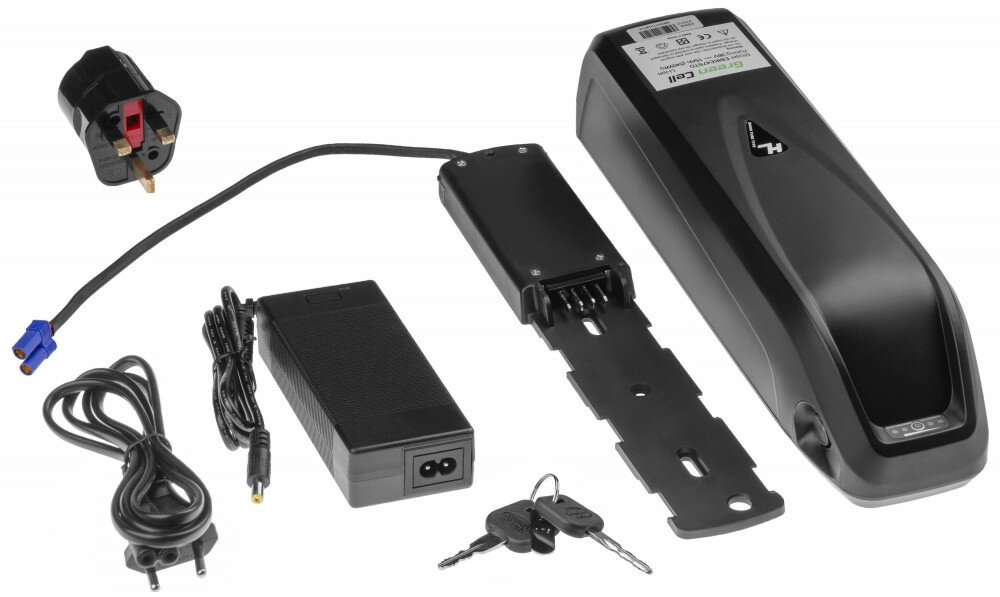 Bateria do roweru elektrycznego GREEN CELL EBIKE47STD 36V zawartosc opakowania