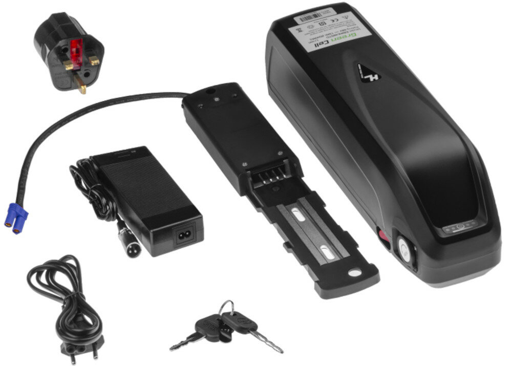 Bateria do roweru elektrycznego GREEN CELL EBIKE48STD 24V zawartosc opakowania