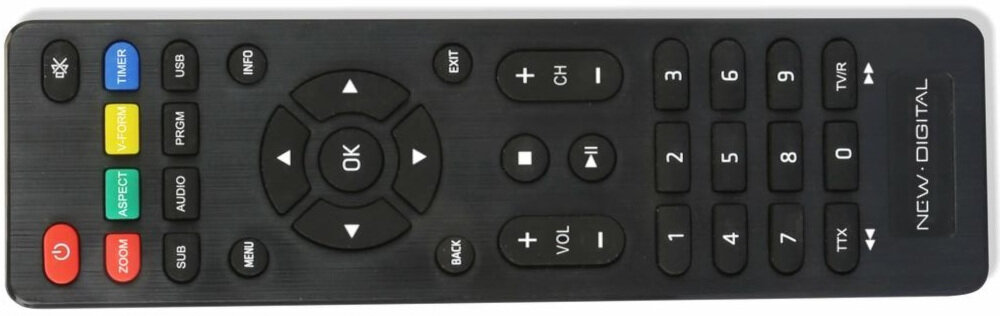 NEW DIGITAL T2 265 HD Senior DVB-T2 - obraz