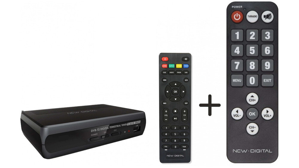 NEW DIGITAL T2 265 HD Senior DVB-T2 - brzmienie
