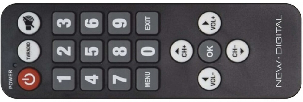 NEW DIGITAL T2 265 HD Senior DVB-T2 - multimedia