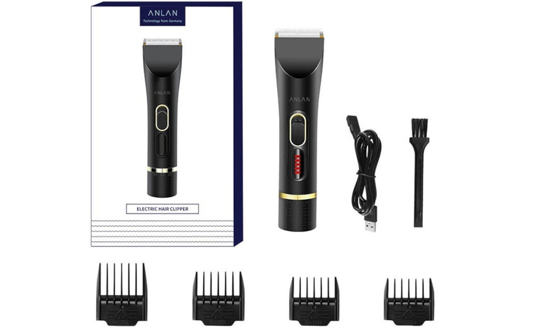 Strzyzarka ANLAN DTJ02 zestaw akcesoria komplet wyposazenie