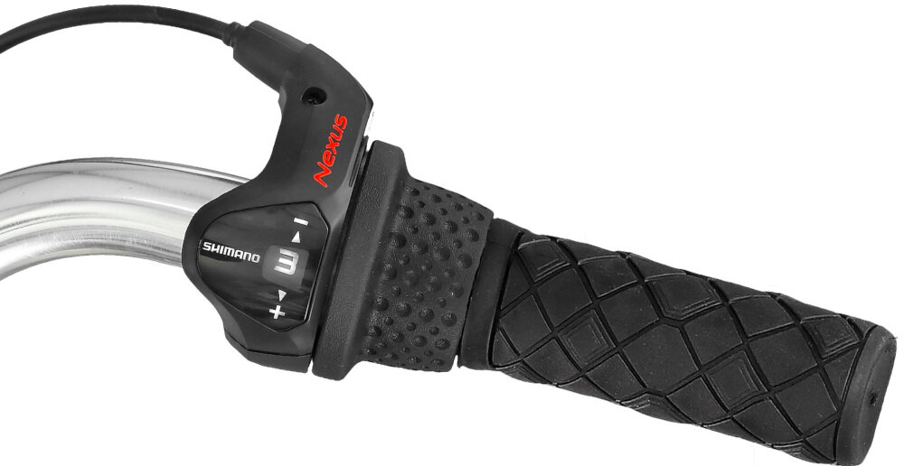 Rower miejski INDIANA Moena S3B 28 cali damski Biały przerzutki na tył marki SHIMANO Nexus 3 3 biegi manetka SHIMANO Revoshift