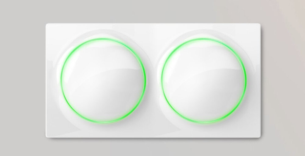 Włącznik światła FIBARO Walli Switch FGWDSEU-221-8 mobilność przyklejanie instalacja zasilanie