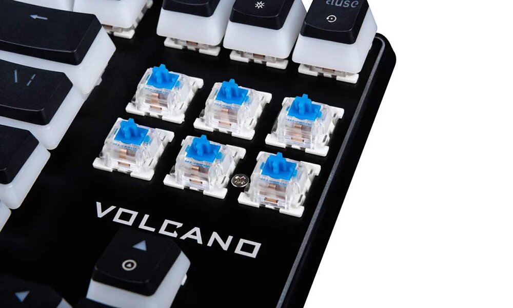 Klawiatura MODECOM Volcano Lanparty RGB Biały - wytrzymalosc