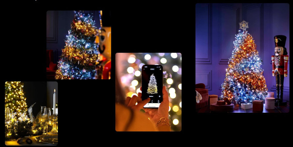 Lampki Choinkowe LED TWINKLY zastosowanie wewnatrz zewnatrz