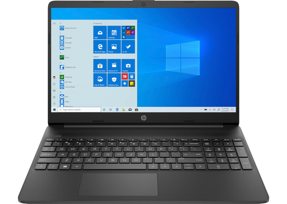 NOTEBOOK HP 15S ATH3050U 4GB 256SSD INT 15.6 W10 BLK wyglad