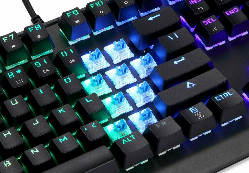 Klawiatura MOTOSPEED CK76 Outemu Blue  - przelaczniki 