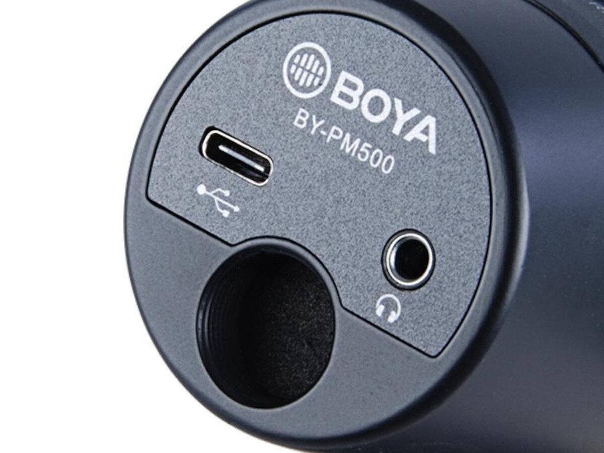 Mikrofon BOYA BY-PM500 statyw gwint montaż nachylenie