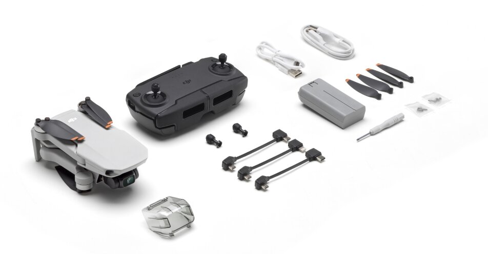 Dron DJI Mini SE lot kamera rozdzielczość filmy nagrywanie zdjęcia sterowanie aparatura bateria pojemność ładowanie
