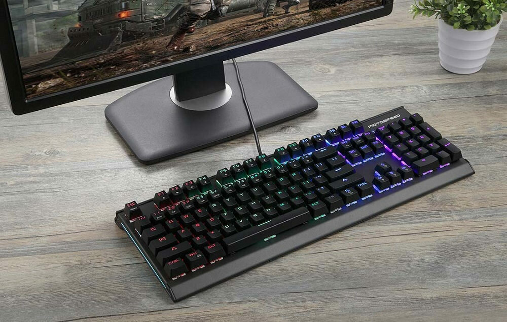 Klawiatura MOTOSPEED CK76 Outemu Blue - zywotnosc klawiszy