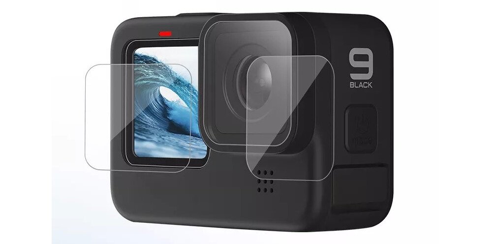 Szkło ochronne TELESIN do GoPro HERO9 kamera ekran obiektyw