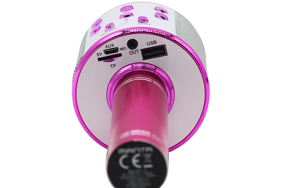 Głośnik mobilny MANTA MIC10-G z mikrofonem Złoty bateria
